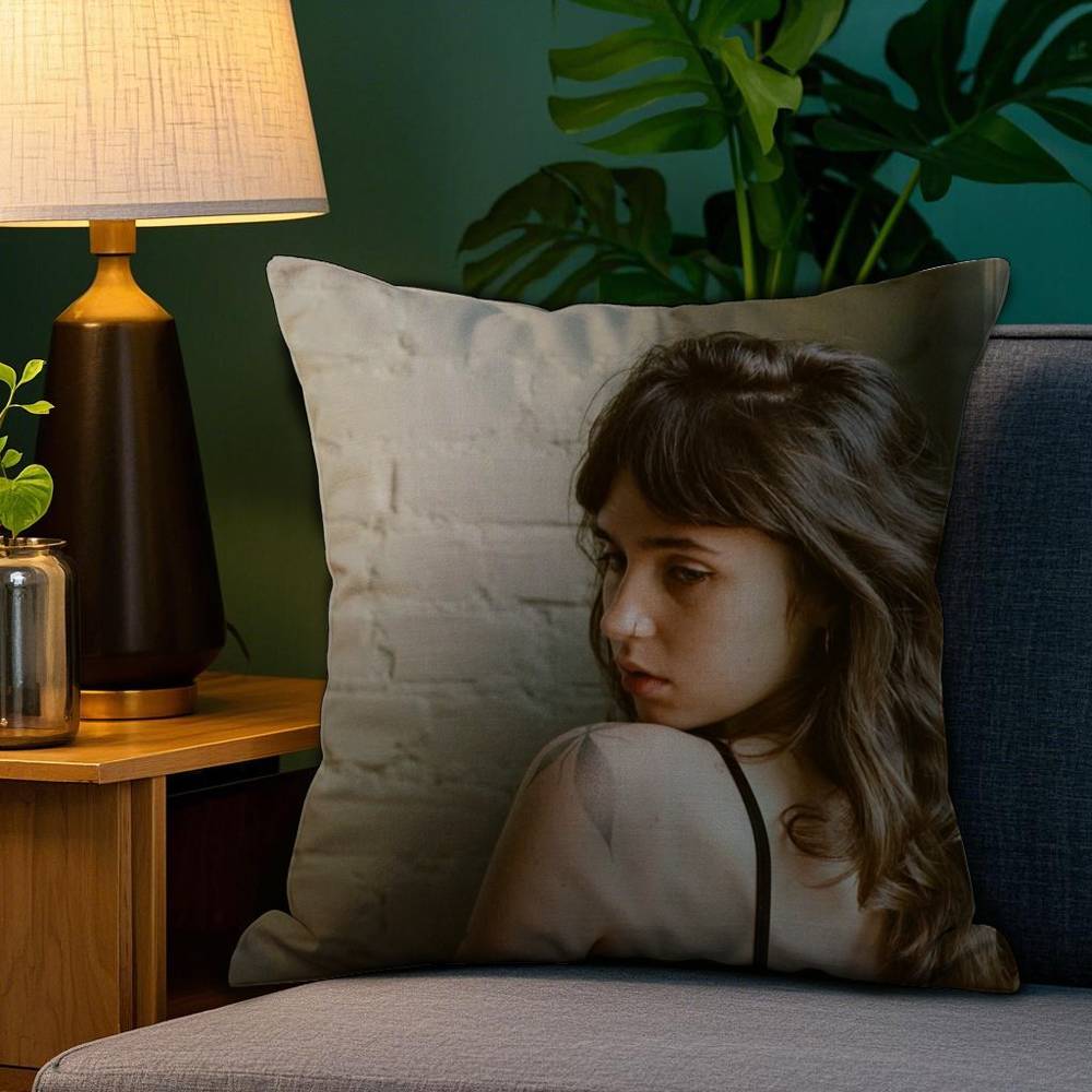 Singer C-Clairo Charm Pillow Case Sofa Living Room Bedroom Double-Sided Printing Square Cushion Nap Time Pillow Case