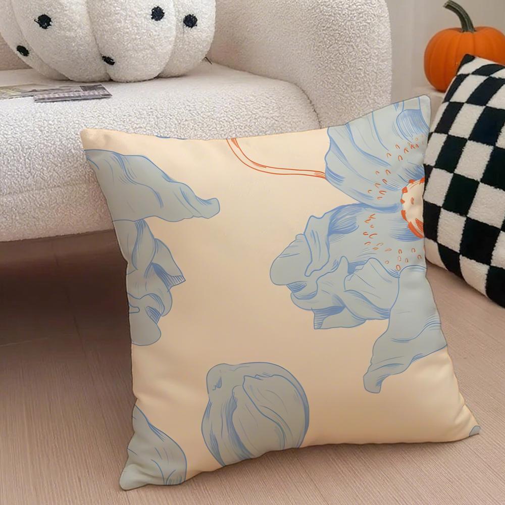 Lovely Atmosphere Pillow Cozy Decor Cushion Cover Linen Pillow Case Soft Breathable Protective Couch Room Decoration