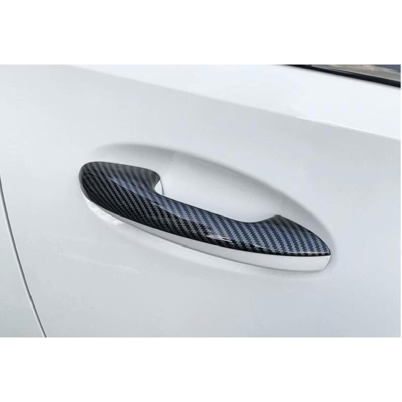 For Benz GLC X254 -2024 ABS Carbon Fiber Outside Door Handle Cover Trim 4PCS