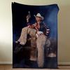 Cowboy B-BeyonceS-ES Blanket Throw Super Cosy Plush Carter Living Room Sofa Couch Childish Birthday Gifts