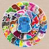 50PCS FUGGLER Cute Monster Doll Waterproof Decorative Stickers for Thermos Cups & Notebooks