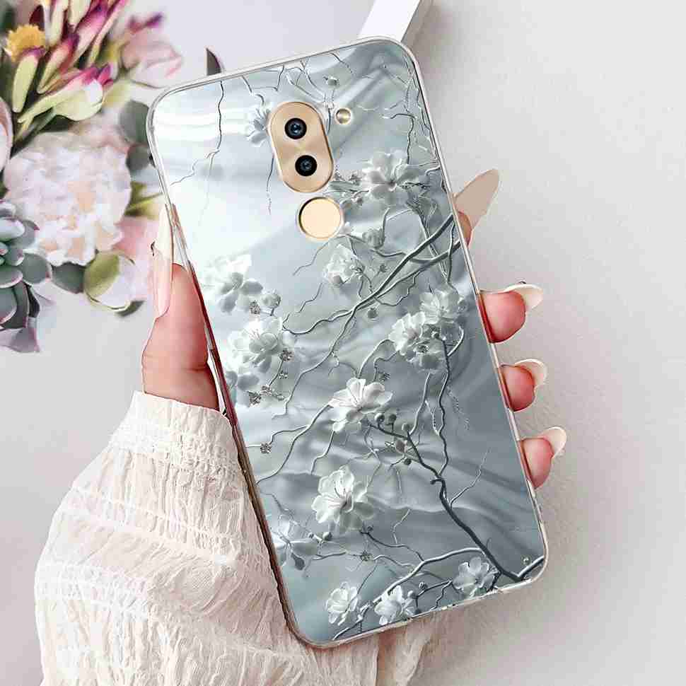 For Huawei Honor 6X BLN-AL10 Case Cute Cartoon Painting Soft Silicone TPU Cover For Honor 6X 6x BLN-L21 5.5" Popular Cats Shell