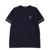 Louis Vuitton Schwarzes HRN42W Signature Kurzarm-Rundhals-Top M NavyUsed