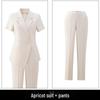 Women's Black Short-Sleeve Suit Jacket – Summer Lightweight, Elegant, Slimming, Professional Wear