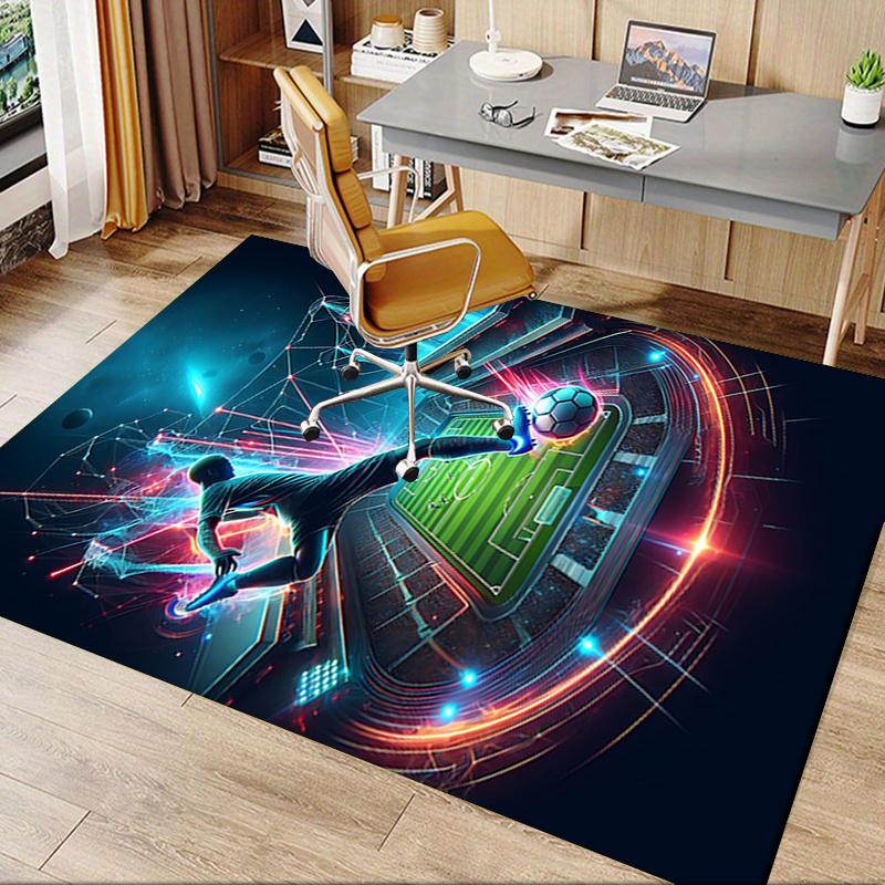 Football Office Carpet Chair Mat: Large Size, Comfortable for Home Decor and Office Use Perfect Gift for Any Room