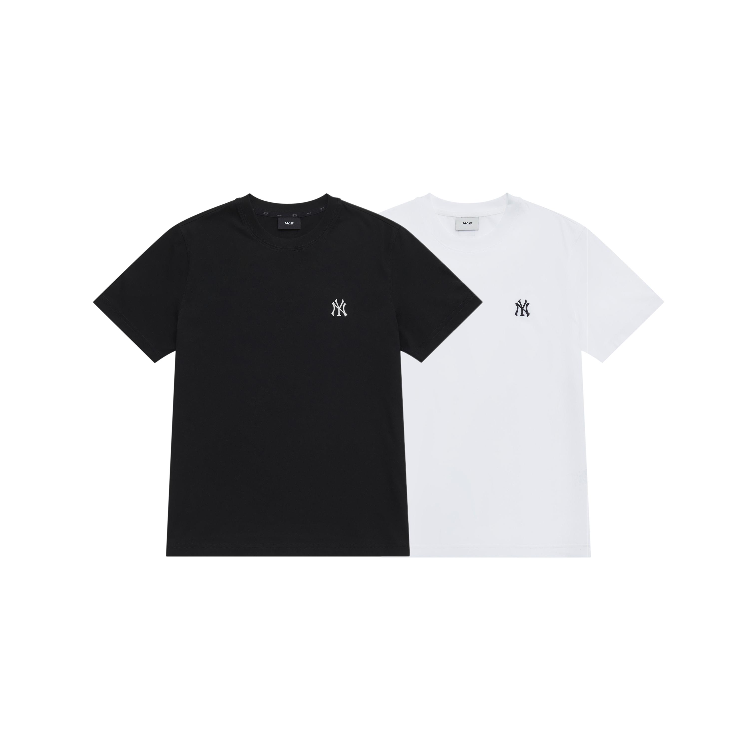 MLB New York Yankees Basic Collection Casual Sportswear Unisex 3ATSB015350BKS+3ATSB015350WHS XXL