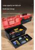 Two-Layer Multifunctional Handheld Tool Storage Box for Home Electricians