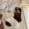 Socks Are Soft And Thick, Warm Sheep Wool, Three-Dimensional Cute, Balloon Bunny Socks, Korean Pile Socks