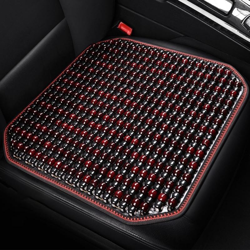 Ventilated Wooden Bead Chair Mat Color Option Durability Handmade Seat Pad Chair Cushion For Furniture Vehicle