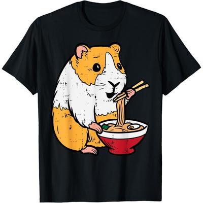 Guinea Pig Ramen Kawaii Cavy Anime Japanese Men Kids Women T-Shirt