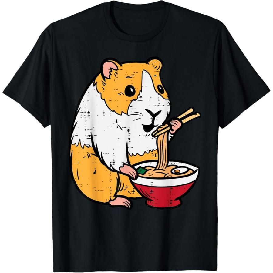 Guinea Pig Ramen Kawaii Cavy Anime Japanese Men Kids Women T-Shirt XXXXXL