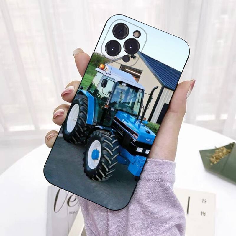 Bauernhof Fahrzeug Traktor Telefon Fall Für iPhone 8 7 6 6S Plus X SE 2020 XR XS 14 11 12 13 Mini Pro Max Mobile Fall