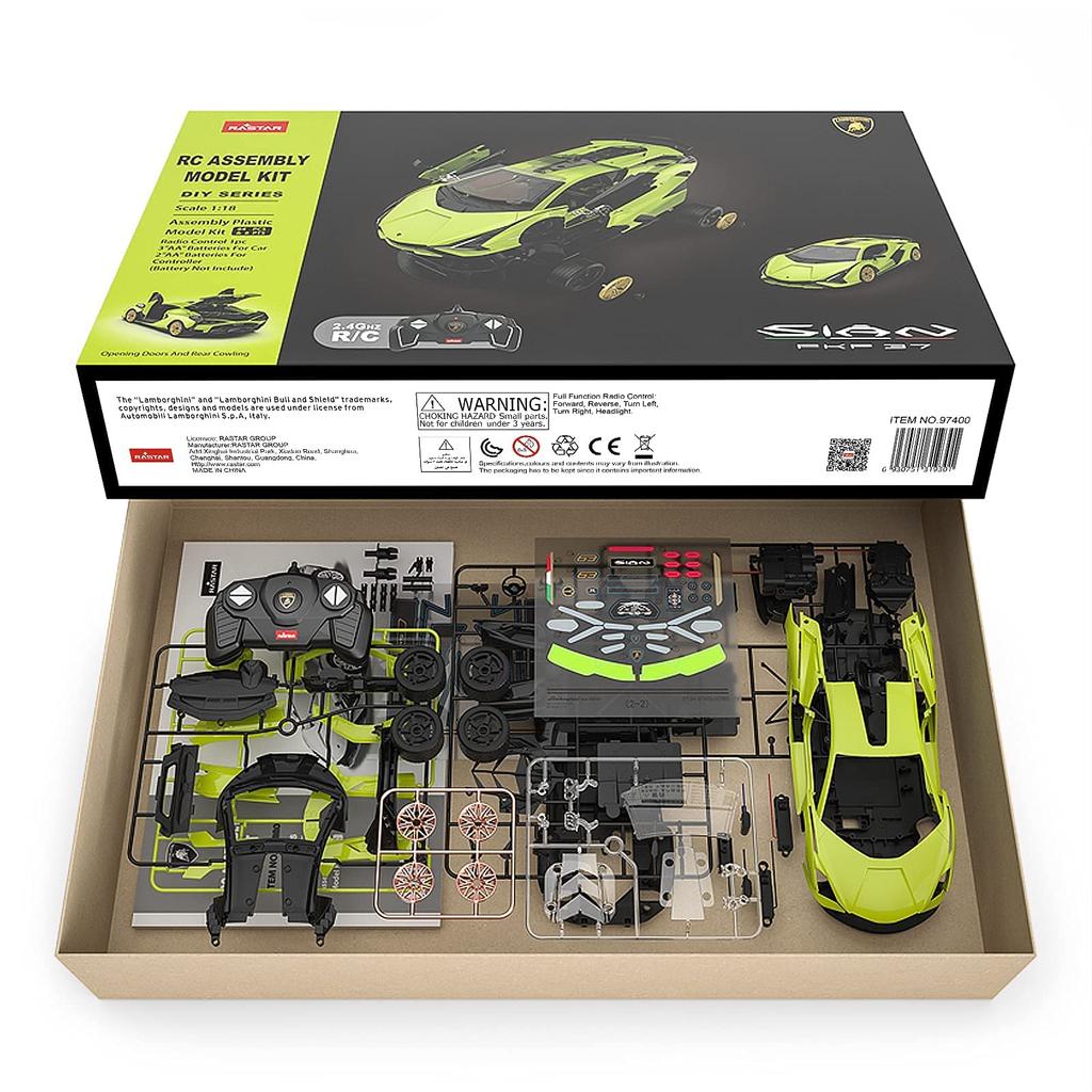 Doyusha Luster 1/18 Lamborghini Sian Plastic Model Kit R/C