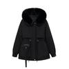 Pie Overcomes Cotton-padded Women's Winter Year New Big Fur Collar Women's Pie Overcomes Fashion Versatile Jacket