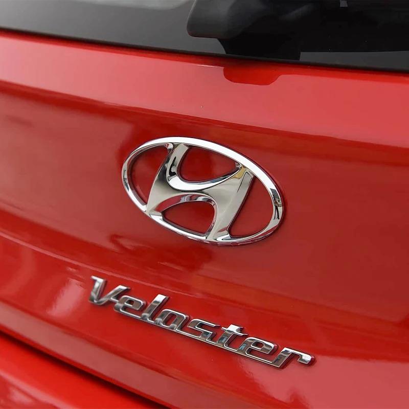 3D ABS Car Front Grille Trunk Logo Sticker Trunk Logo For Hyundai I10 Elantra Getz Sonata XG Terracan Coupe Trajet Matrix Emblem XX1