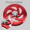 Motorcycle Engine Cooling Fan Cover Accessories Creative Gift Versatile Decor Aluminum Alloy