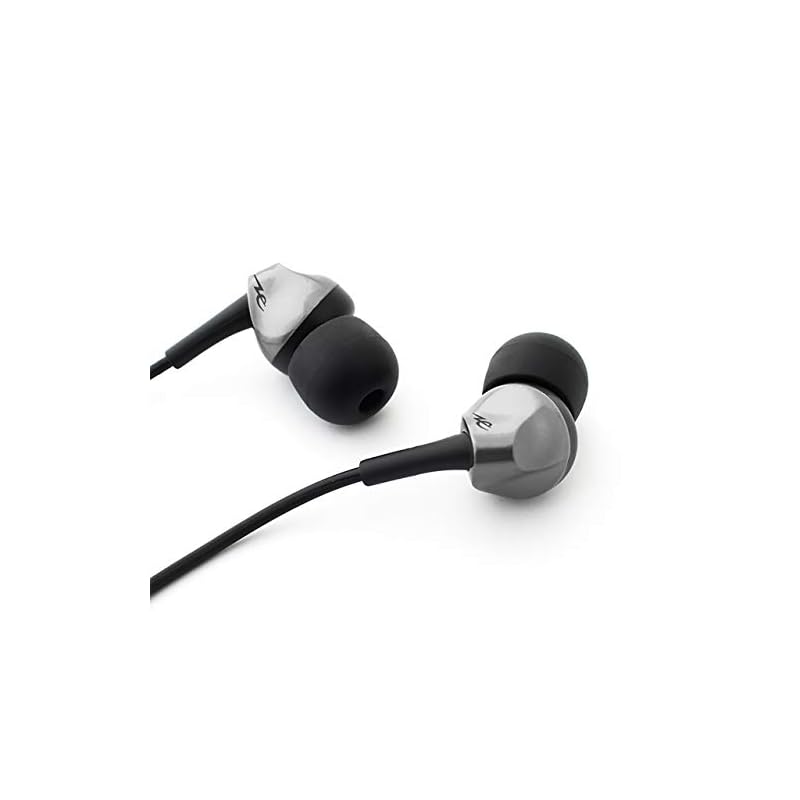 Radius HP-NEF21 Earphones: Ne Dynamic Driver Wired In-Ear Headphones HP-NEF21S (Silver)