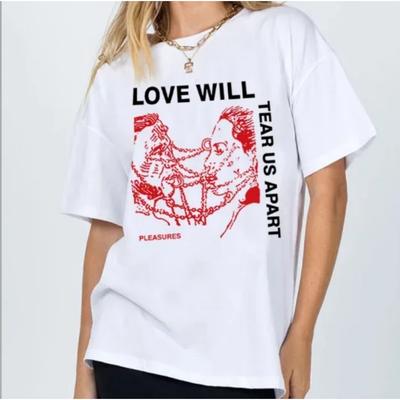 4012 Miłość Będzie Urocza Damska Koszulka Harajuku Vintage Lata 80. 90. Bawełniana Krótki Rękaw Kawaii Graficzna Zabawna Koszulka Ubrania Streetwear