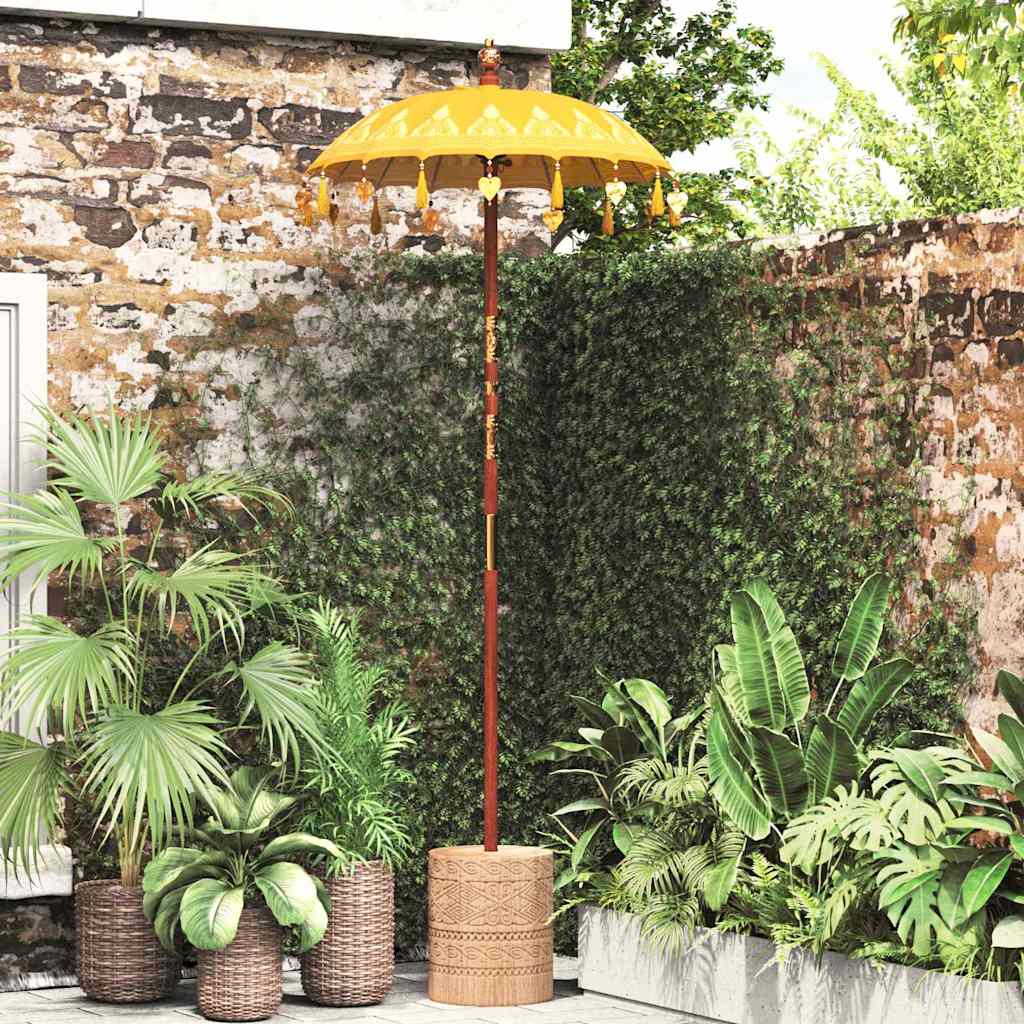 Balinese Parasol Yellow 125 X 125 X 260 Cm