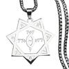 Stainless Steel Necklace for Women Silver Color Pendant Jewelry 50cm Chain Accessory for Wedding or Party Supplies
