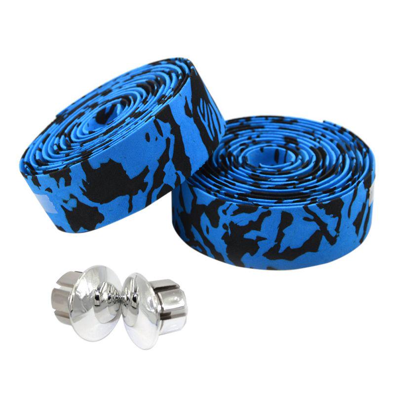 

Красочный велосипедный ремень с ручкой, велосипедная пробковая лента для руля + 2 стержня