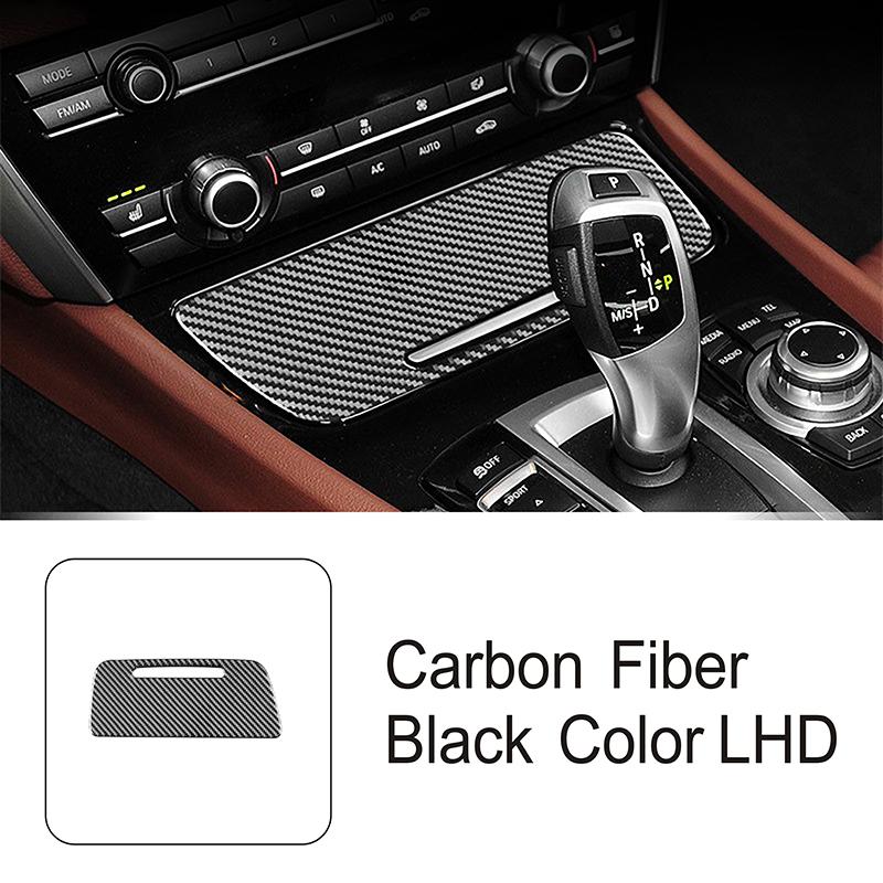 Carbon Fiber Gear Shift Frame Decoration For BMW 5 Series GT F07 2010-2017 Car Styling Window Glass Lifting Buttons Cover