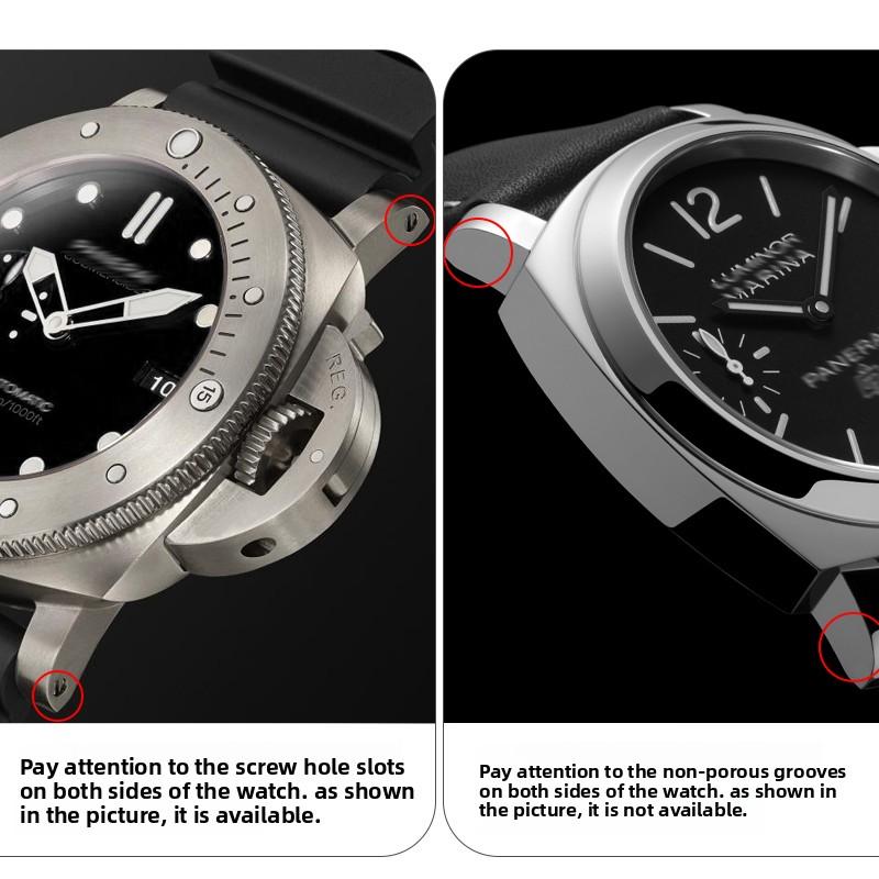 Barretta Filettata in Acciaio Inossidabile Per Cinturino Orologio da Uomo Panerai PAM111/441 Barra di Collegamento Albero di Fissaggio Cinturino Pezzi di Ricambio Strumenti Gratuiti
