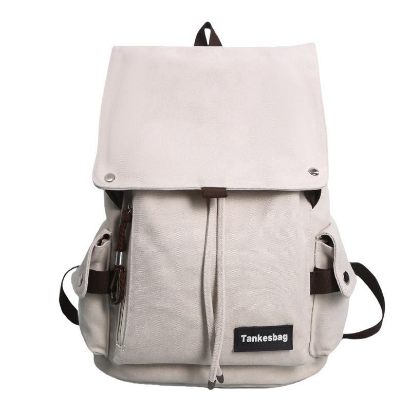 New Backpack Commuter Backpack Men's Canvas Bag Large Computer Bag Large Capacity Rucksack Travel Bag School Bag
