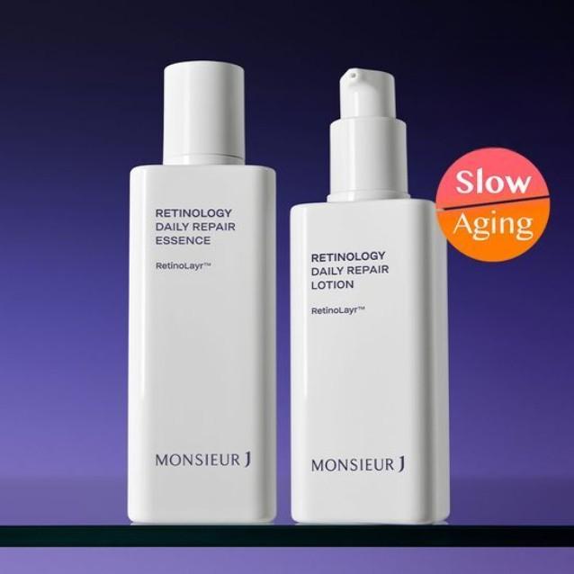 Monsieur J Retinology Daily Repair Lotion 145ml, Essence 170ml
