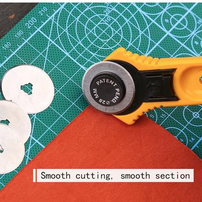 10PCS/BOX 45 Mm Rotary Replacement Blades Paper Cutter Knitting Circular Cutting Patchwork Leather Crafts Rotary Cutter