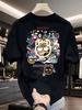 Herre kraftig 100 bomuld grafisk t-shirt let og åndbar behagelig afslappet tøj trendy maskinvaskbar