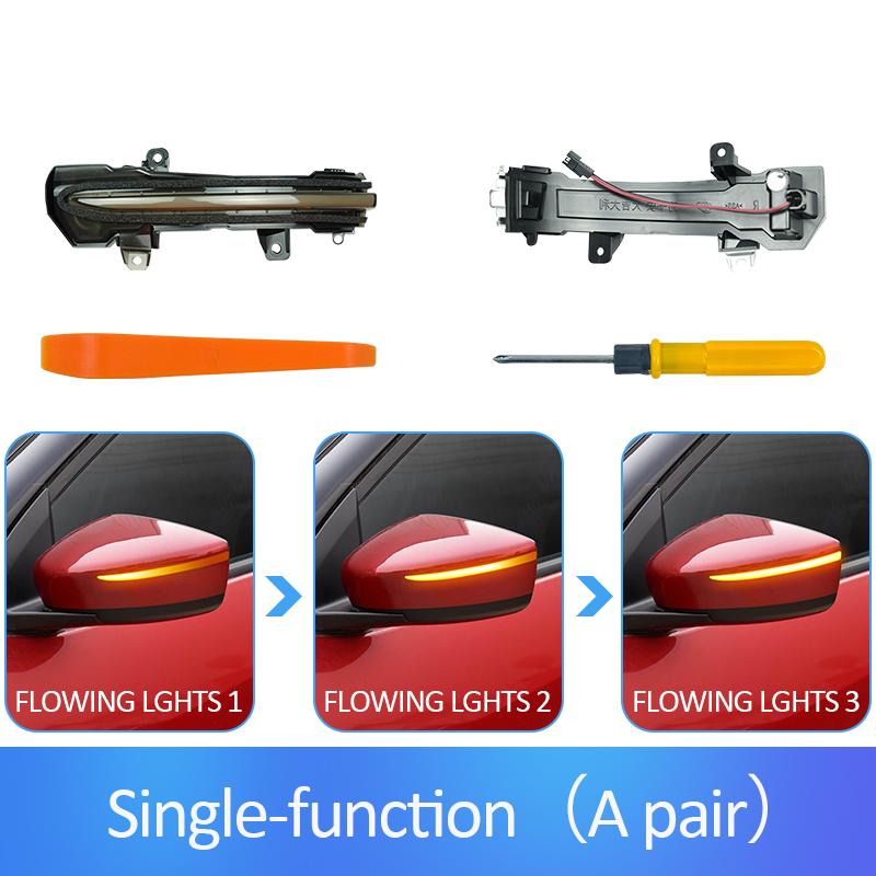 Dynamic LED Turn Signal Light for Nissan LANNIA 2016-ON/KICKS 2016-ON Side Mirror Blinker Indicator Light Upgrade Accessories LED