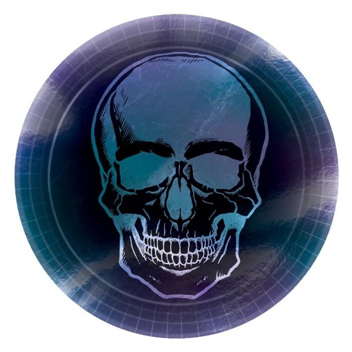 Amscan Boneshine Fever Halloween Party Plates (Pack of 8)