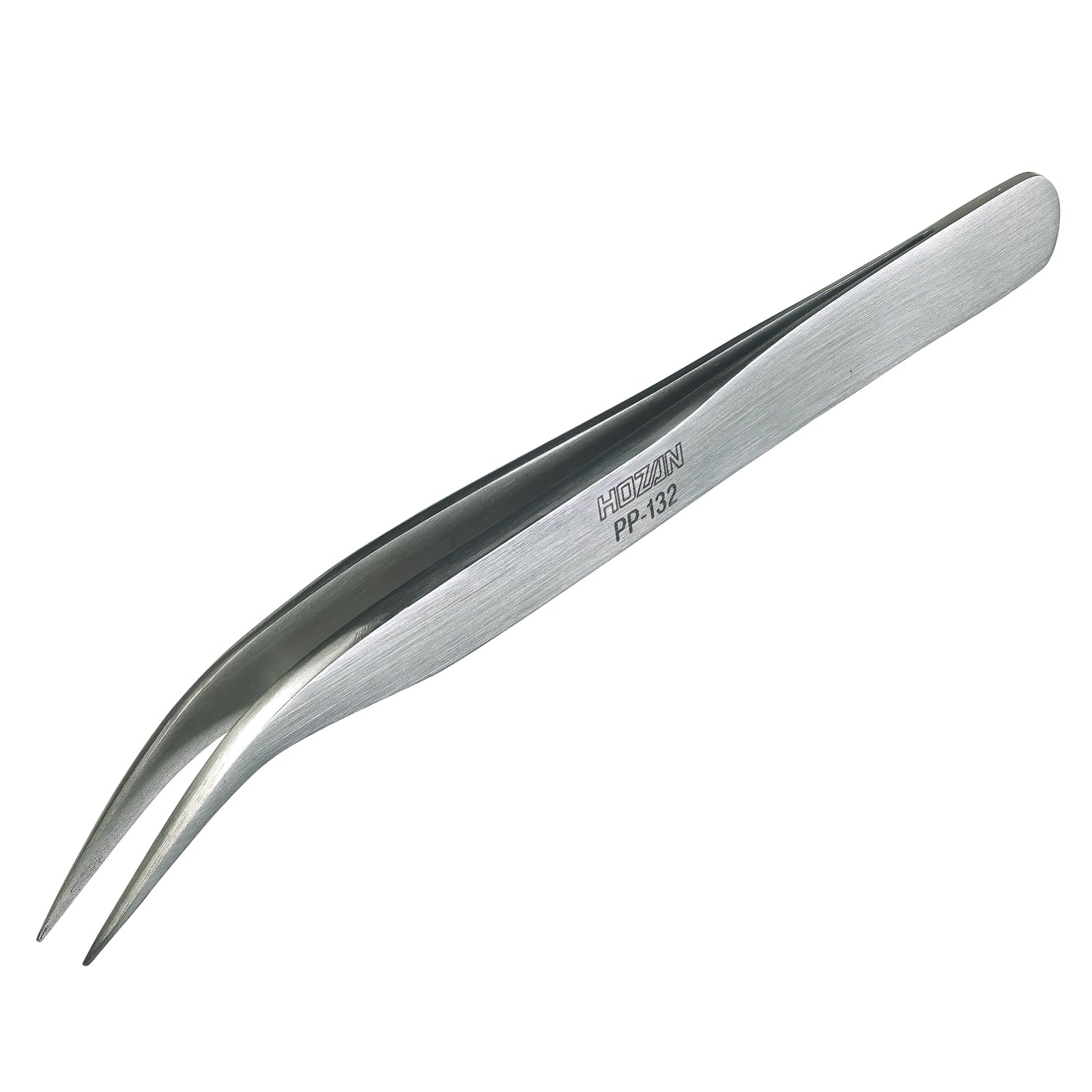 HOZAN 125mm overall 8mm opening tip tapered Tweezers, length, width, 0.6mm width, tip, PP-132