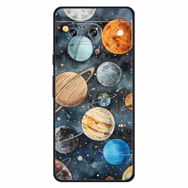 Für Google Pixel 8 / 8pro Hülle Weiches Silikon Löwe Eule Luxuriöse Rückabdeckungen Für Google Pixel 8 Pro Hüllen Pixel8 Cartoon Schalen