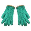 Thickened Touch Screen Gloves Warm Five Finger Gloves Korean Style Plush Gloves  Winter