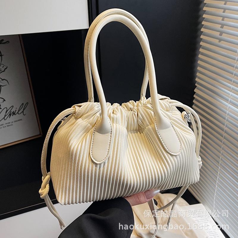 Premium handbag bag women's 2025 new trendy fashion casual shoulder bag commuter messenger bucket bag