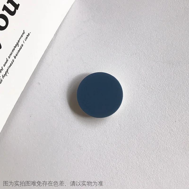 Stojan s držákem na prst pro IPhone 15 Samsung Podpora Telefon Mobilní telefony Grip Tok Skládací Jednobarevný Kapesní Zásuvka Držák