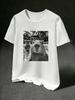 Unisexs Vintage Black White Capybara Pool Selfie Print Tshirt Unisex Funny Meme Animal Graphic Streetwear Short Sleeve Tops