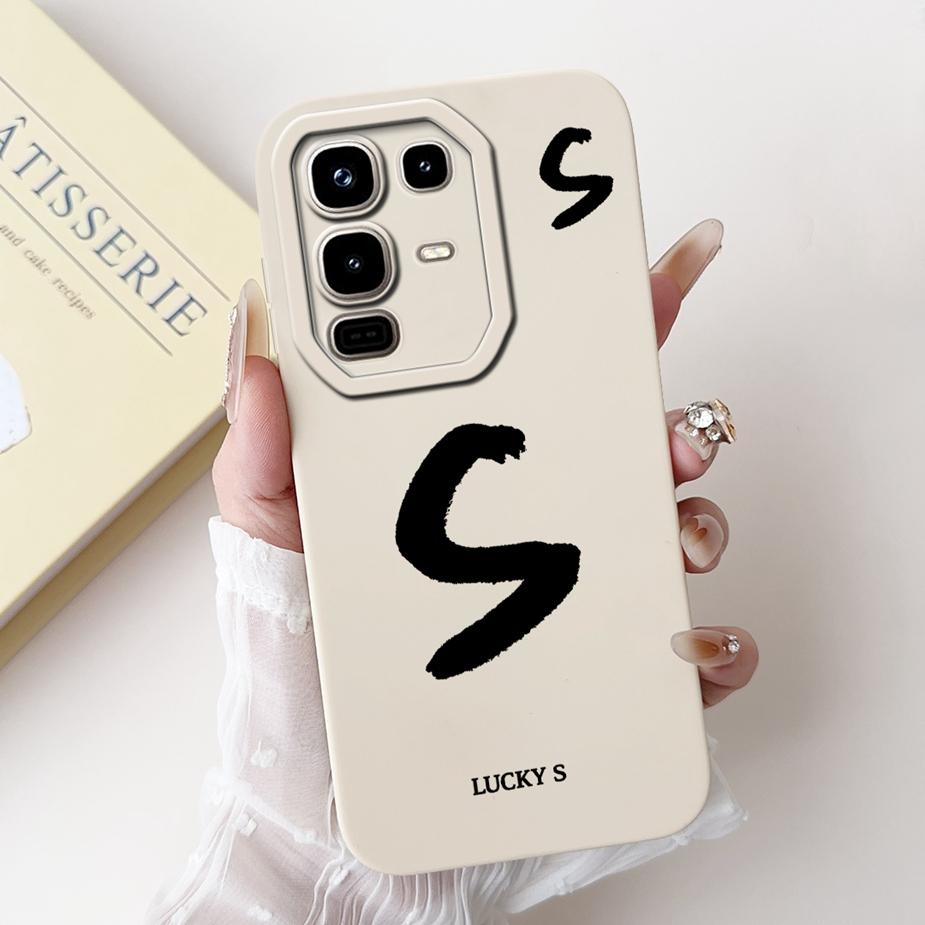 For Infinix Note 50 4G Case X6858 Cute Lucky Letters Cover Soft TPU Phone Case For Infinix Note 50 Pro Plus 50X 5G Note50 Fundas