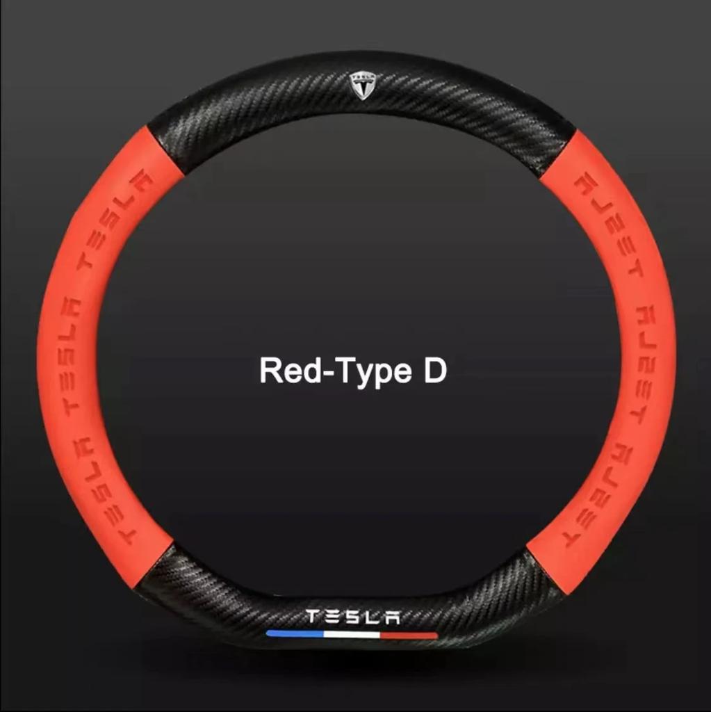 ALC1 Car Steering Wheel Cover For Tesla Model 3 S Y X Roadster 2019-2025 Auto interior Steering Wheel Accessories