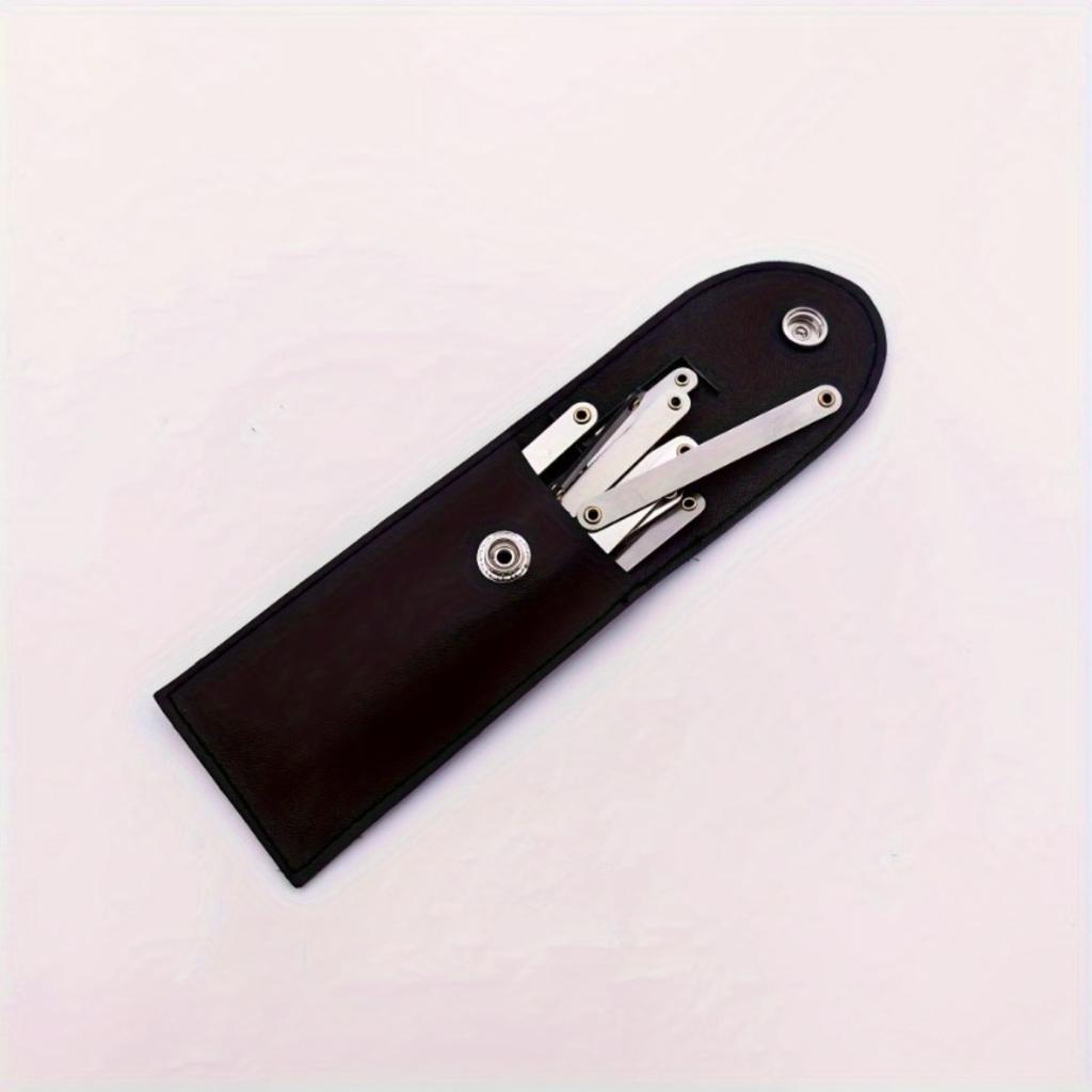 15-teiliges Werkzeuggürtelset aus Edelstahl, tragbares multifunktionales Handwerkzeugset aus Metall, keine Batterie erforderlich, langlebige Werkzeugsammlung für den Außenbereich