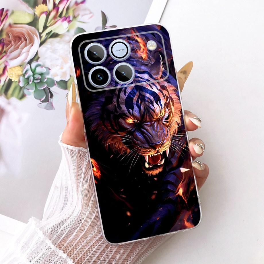 For Honor Win 5G Phone Case Soft Clear Silicone Back Cover Butterfly Dragon Cat Floral Cartoon Painting Bumper HonorWin Fundas