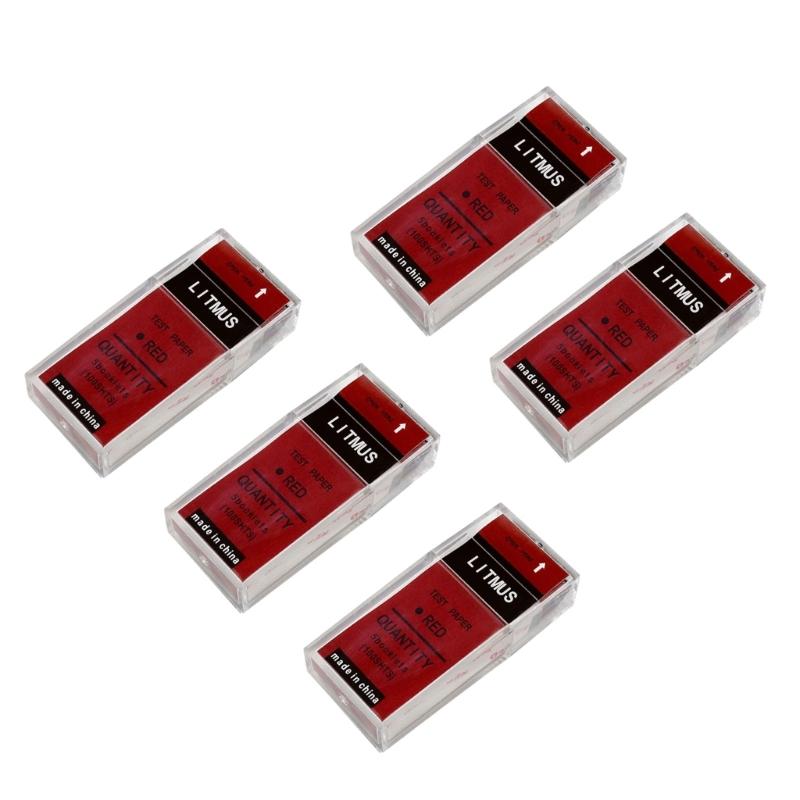 5 Boxes Universal Testing Paper Fast Detection Acid Base Solution Easy carry Tool for Soil Cosmetic Water Analysis