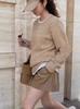 Women's Casual Loose Cable Knit Sweater