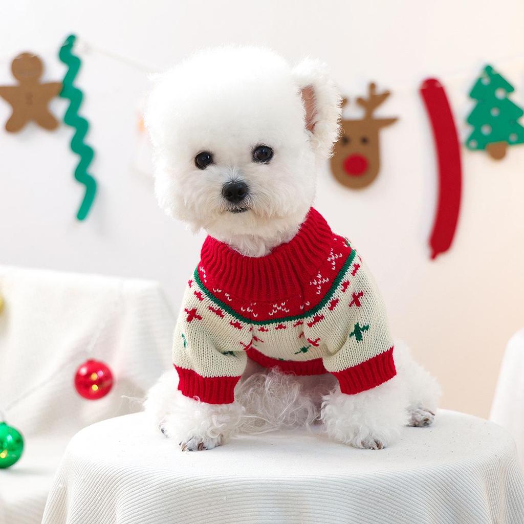 PETCIRCLE Holiday Christmas Knitted Sweater Collection for Pets - Autumn/Winter 