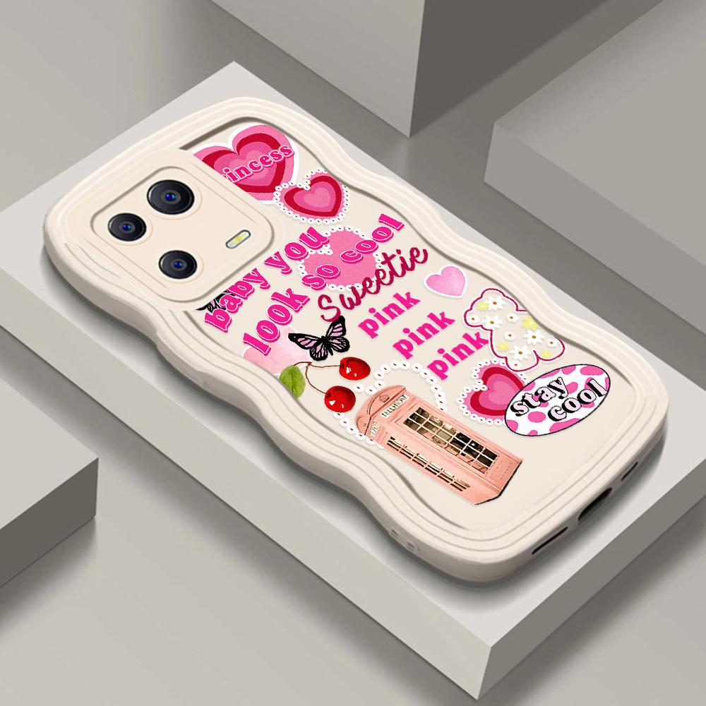 

Чехлы для мобильных телефонов iPhone 11 13 XR 15 Pro Max 12 14 Pro Max Чехол для iPhone 16 7 Plus 8 Plus XS Max Big Wave Solid Color Cartoon Anti-Drop Водонепроницаемый iPhone 12 белый