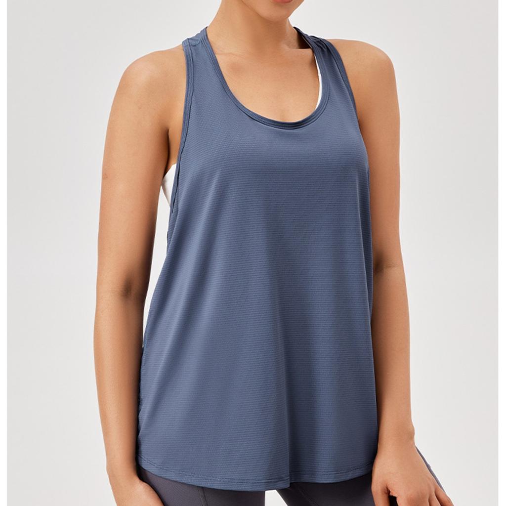 Women's Sports Tops Sleeveless Racerback Tank Top Lightweight Tennis Yoga Tops Sports Running Tank Top