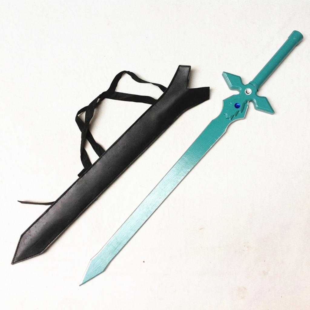 108cm Kirigaya Kazuto Katana Sword Anime Kirito Art Online Cosplay Prop Ninja Knife Real Size Japanese Katana Samurai Sabre Toy