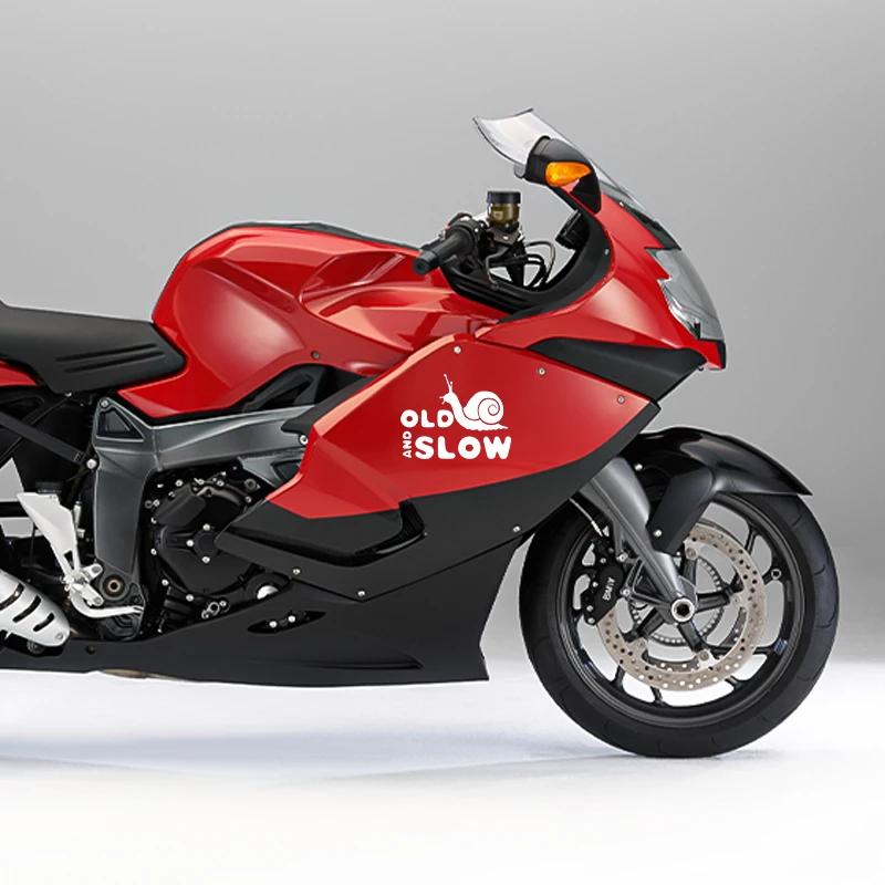 16.8*12.9CM Interesting cute Funny Old and Slow Graphical Vinyl Car Stickers Decal